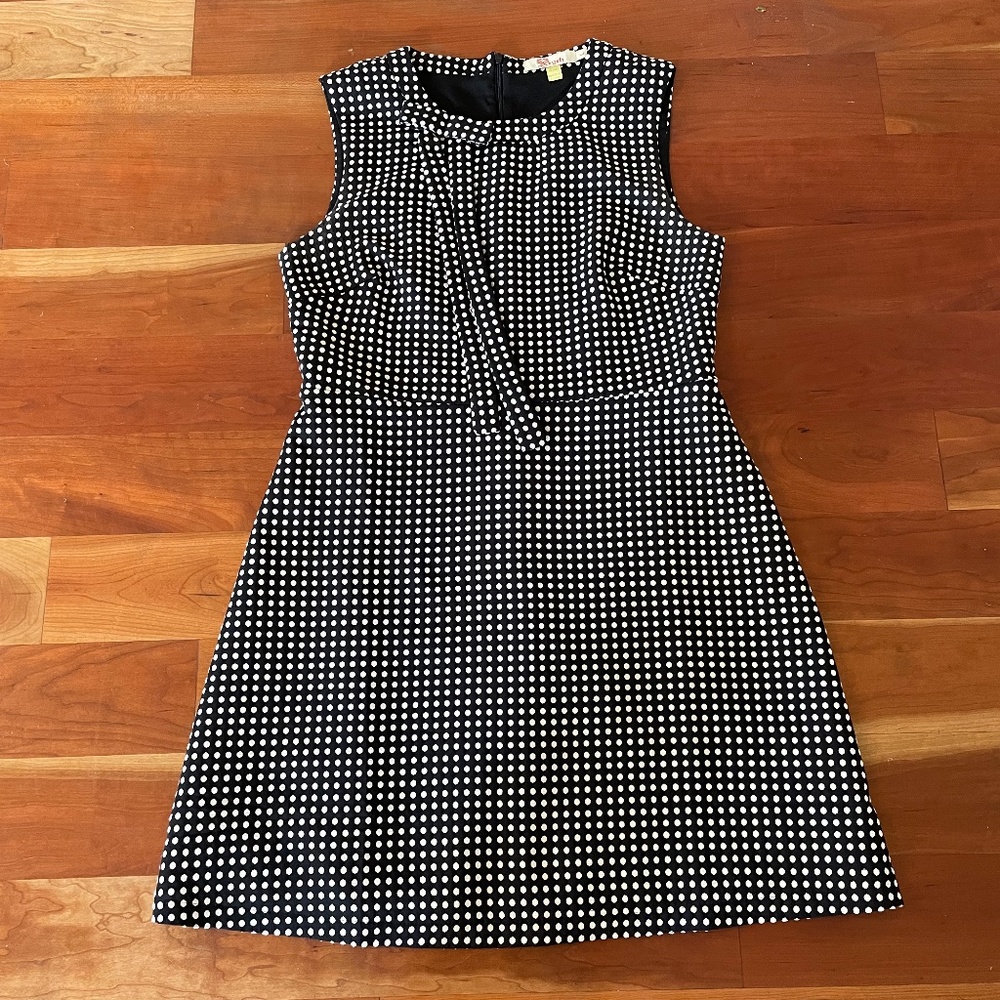 Aryeh Black and White Polka Dot Dress